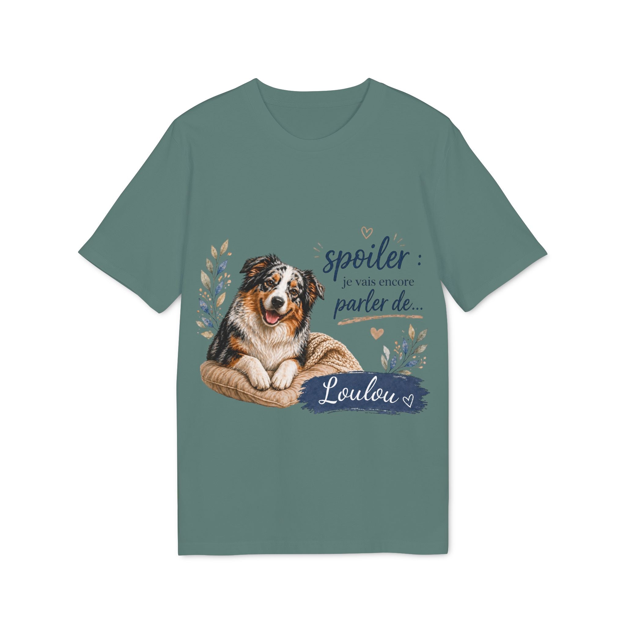 T-shirt Berger Australien « Spoiler : je vais encore parler de… » Personnalisable