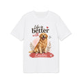 T-Shirt Golden Retriever « Life is better with…. » personnalisable