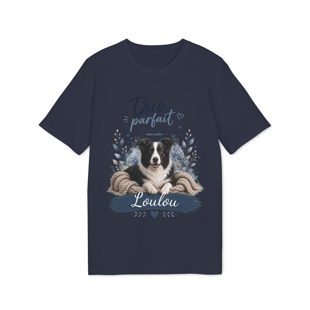T-shirt Border Collie « Duo Parfait » personnalisable