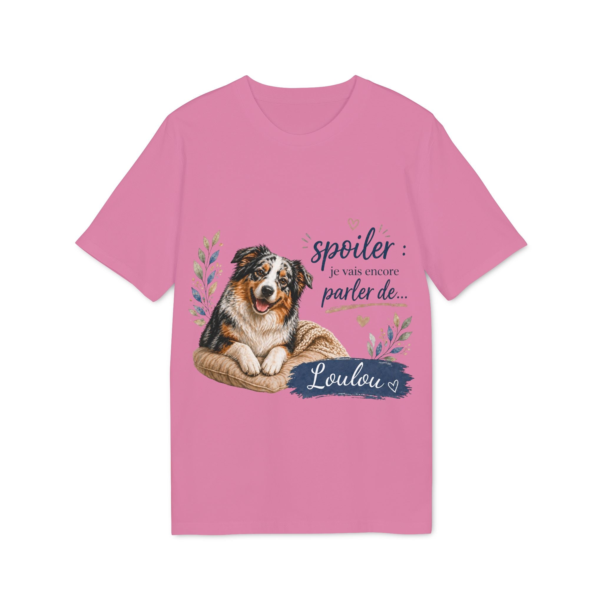 T-shirt Berger Australien « Spoiler : je vais encore parler de… » Personnalisable
