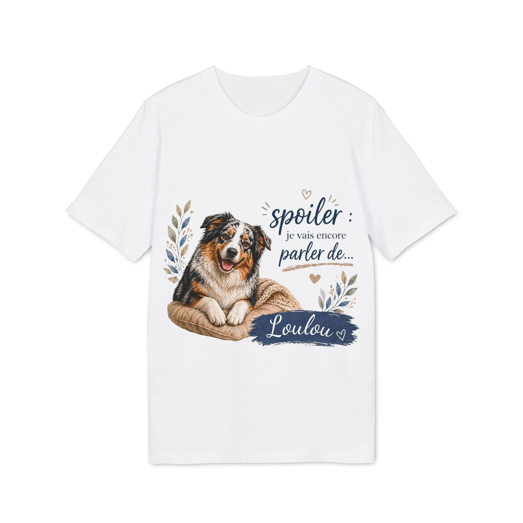 T-shirt Berger Australien « Spoiler : je vais encore parler de… » Personnalisable