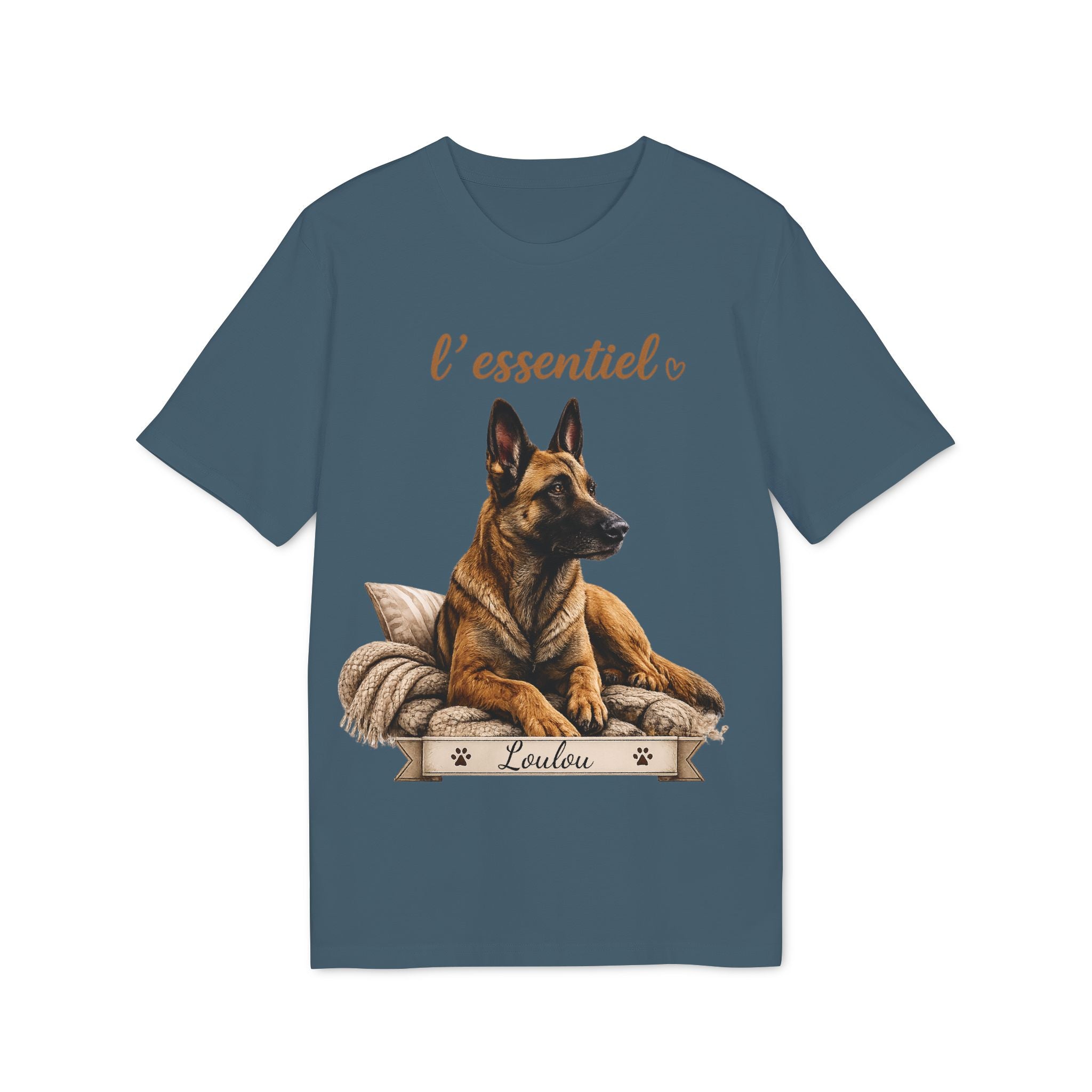 T-shirt Malinois « L’essentiel » Personnalisable