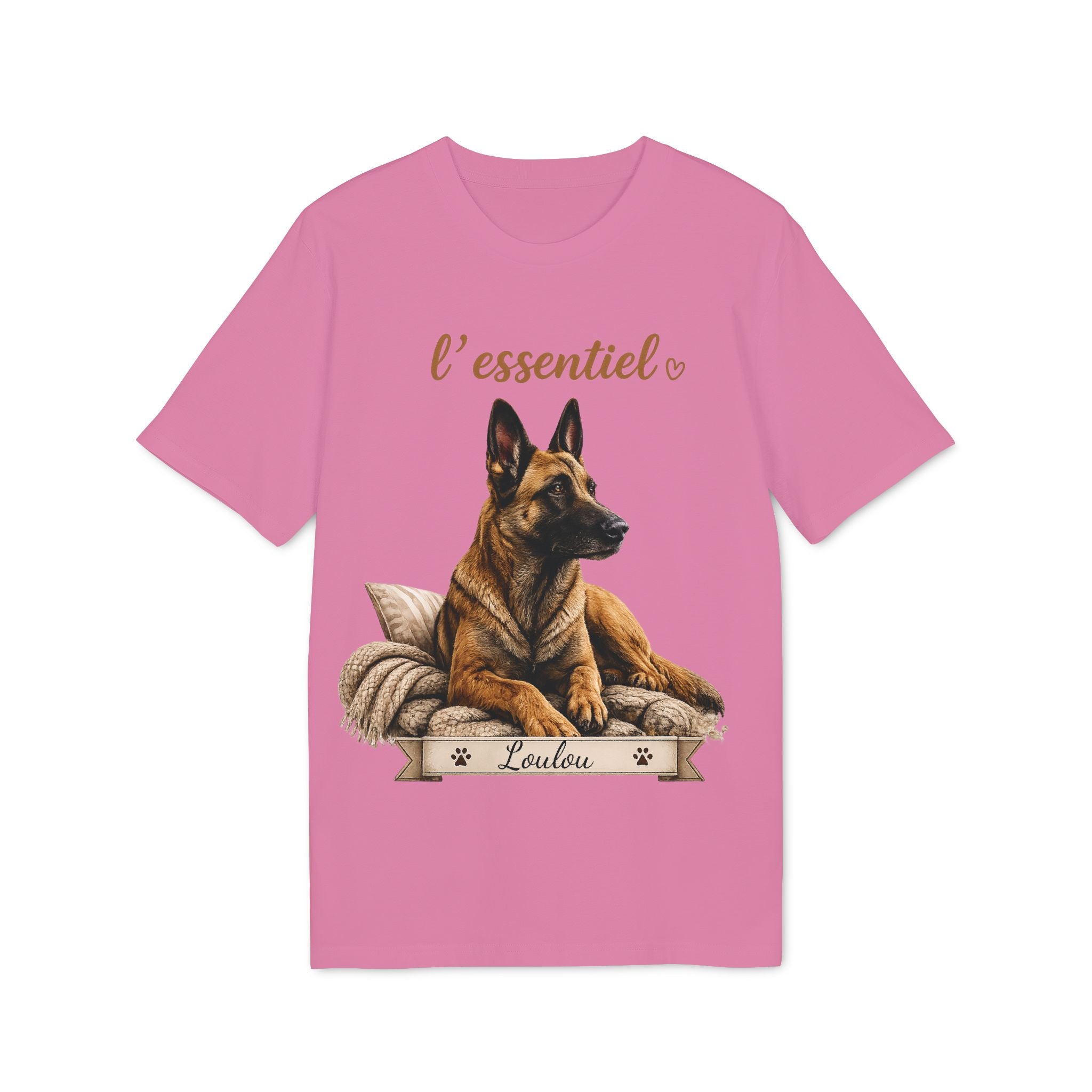 T-shirt Malinois « L’essentiel » Personnalisable