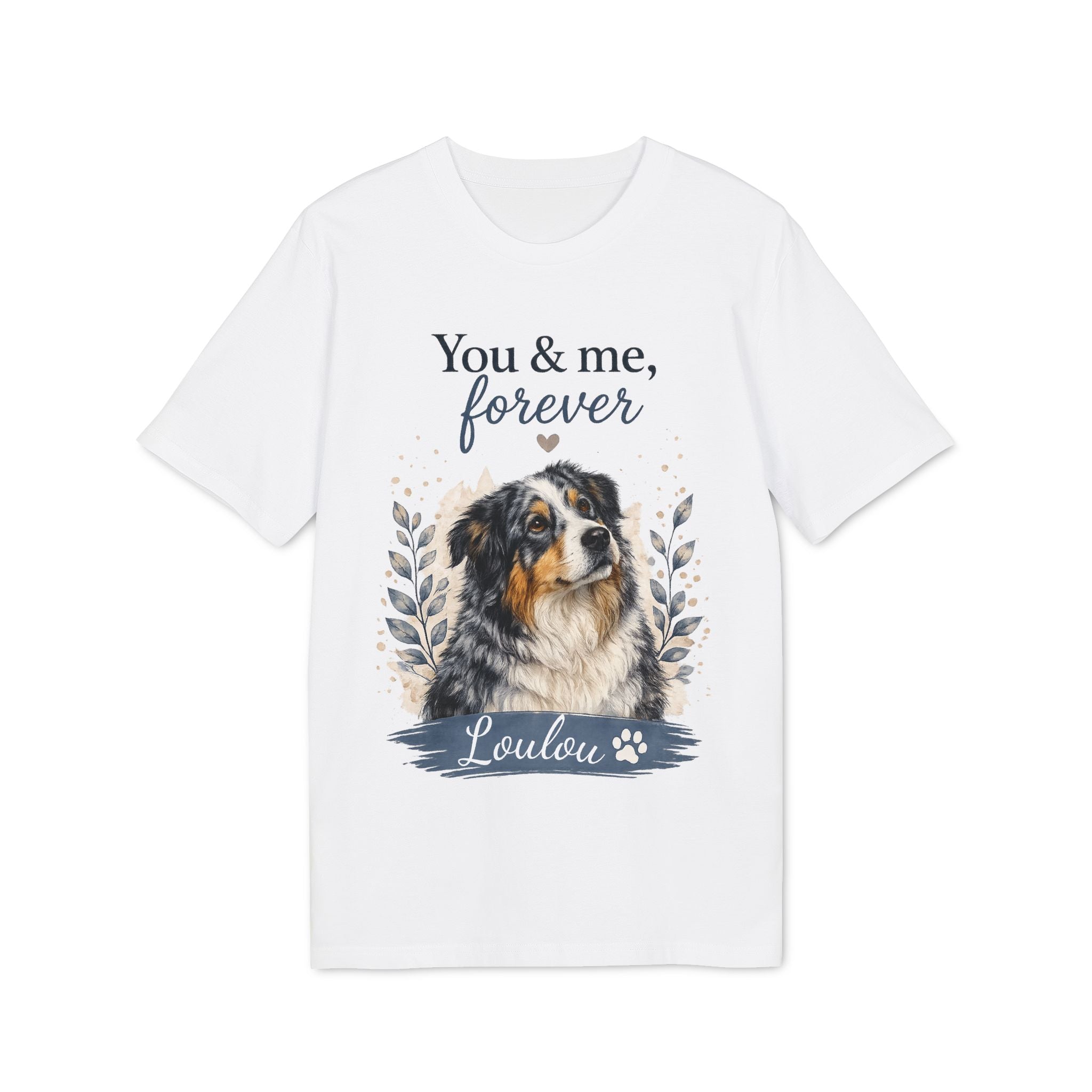 T-shirt Berger Australien « You & Me, forever » Personnalisable