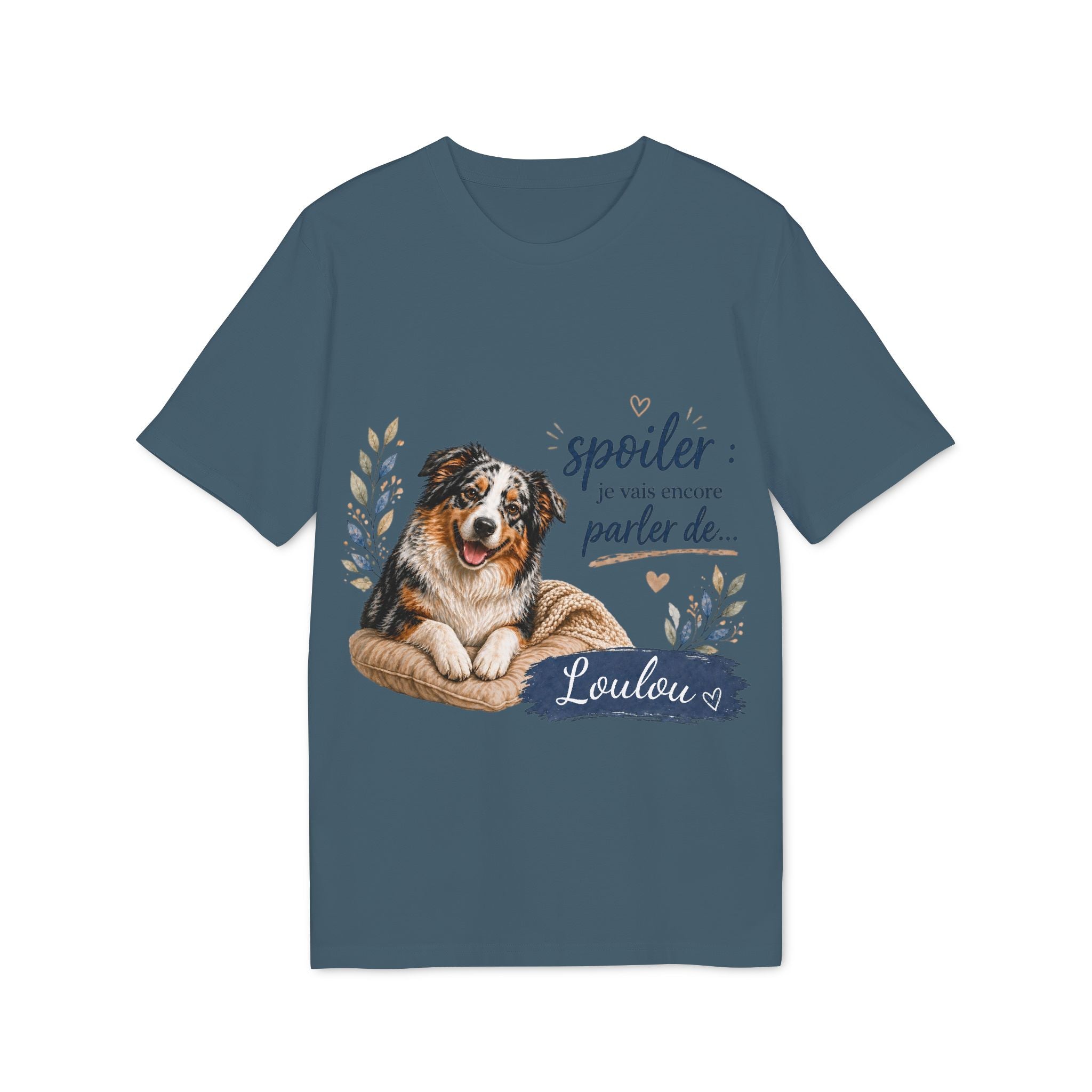 T-shirt Berger Australien « Spoiler : je vais encore parler de… » Personnalisable