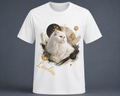 T-shirt Persan Blanc Personnalisé – Cadeau Premium Chat